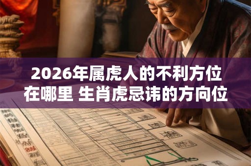 2026年属虎人的不利方位在哪里 生肖虎忌讳的方向位置 2026年属虎人的不利方位在哪里 生肖虎忌讳的方向位置