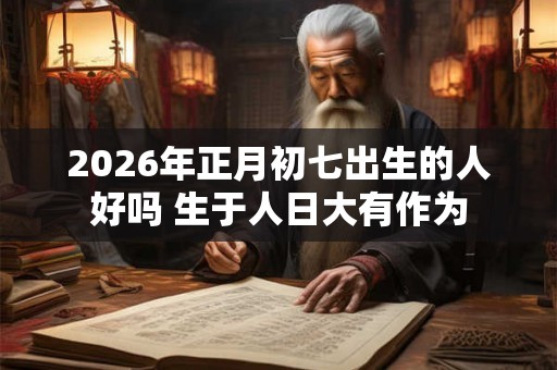 2026年正月初七出生的人好吗 生于人日大有作为