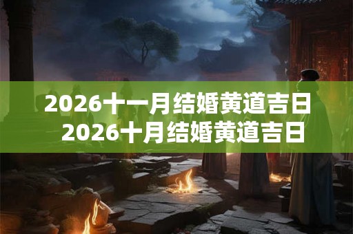 2026十一月结婚黄道吉日 2026十月结婚黄道吉日 2026十一月结婚黄道吉日 2026十月结婚黄道吉日