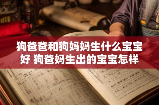 狗爸爸和狗妈妈生什么宝宝好 狗爸妈生出的宝宝怎样