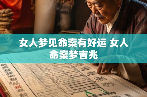 女人梦见命案有好运 女人命案梦吉兆 女人梦见命案有好运 女人命案梦吉兆