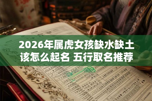 2026年属虎女孩缺水缺土该怎么起名 五行取名推荐