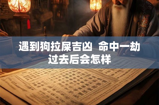 遇到狗拉屎吉凶 命中一劫过去后会怎样 遇到狗拉屎吉凶 命中一劫过去后会怎样