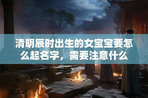 清明辰时出生的女宝宝要怎么起名字,需要注意什么 清明辰时出生的女宝宝要怎么起名字,需要注意什么
