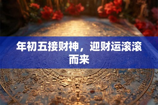 年初五接财神，迎财运滚滚而来