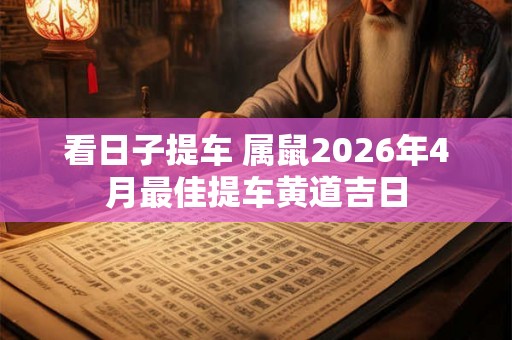 看日子提车 属鼠2026年4月最佳提车黄道吉日