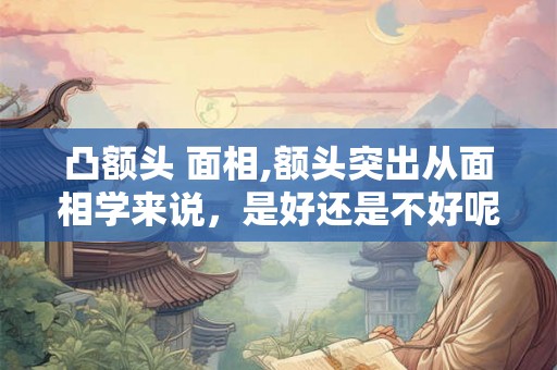 凸额头 面相,额头突出从面相学来说，是好还是不好呢？