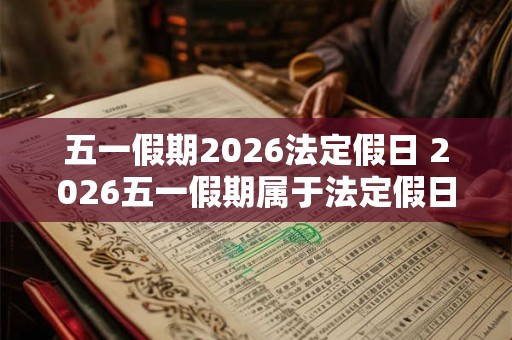 五一假期2026法定假日 2026五一假期属于法定假日吗 五一假期2026法定假日 2026五一假期属于法定假日吗