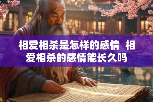 相爱相杀是怎样的感情 相爱相杀的感情能长久吗 相爱相杀是怎样的感情 相爱相杀的感情能长久吗