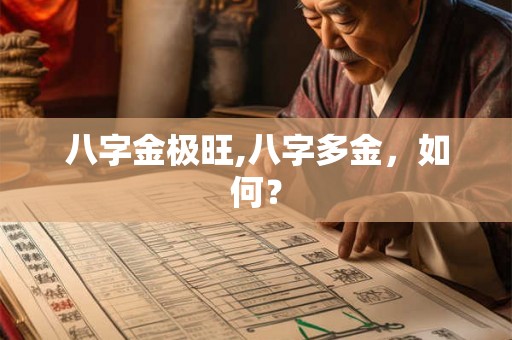 八字金极旺,八字多金,如何? 八字金极旺,八字多金,如何?