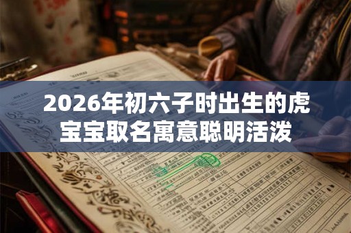 2026年初六子时出生的虎宝宝取名寓意聪明活泼