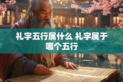 礼字五行属什么 礼字属于哪个五行