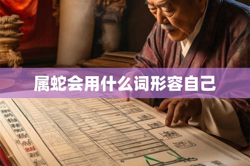 属蛇会用什么词形容自己 属蛇会用什么词形容自己