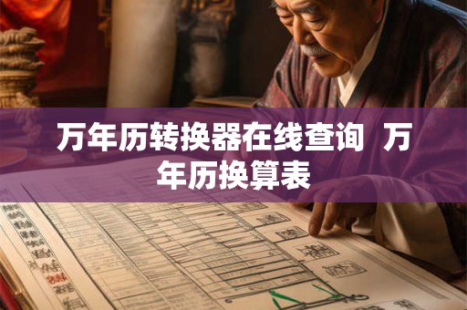 万年历转换器在线查询 万年历换算表 万年历转换器在线查询 万年历换算表