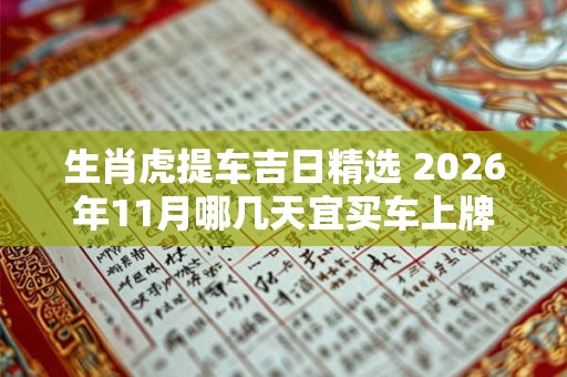 生肖虎提车吉日精选 2026年11月哪几天宜买车上牌 生肖虎提车吉日精选 2026年11月哪几天宜买车上牌