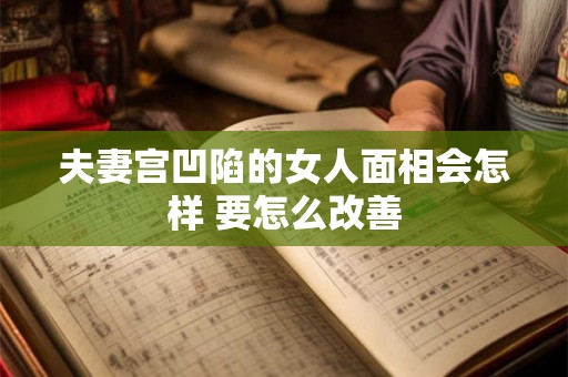 夫妻宫凹陷的女人面相会怎样 要怎么改善 夫妻宫凹陷的女人面相会怎样 要怎么改善