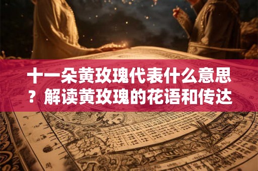 十一朵黄玫瑰代表什么意思？解读黄玫瑰的花语和传达的深意