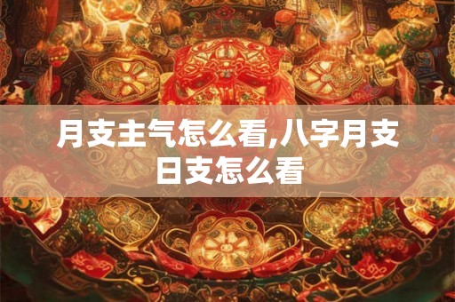 月支主气怎么看,八字月支日支怎么看