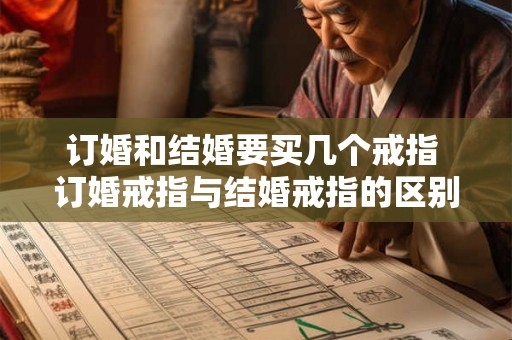 订婚和结婚要买几个戒指 订婚戒指与结婚戒指的区别