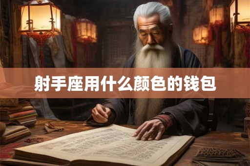 射手座用什么颜色的钱包