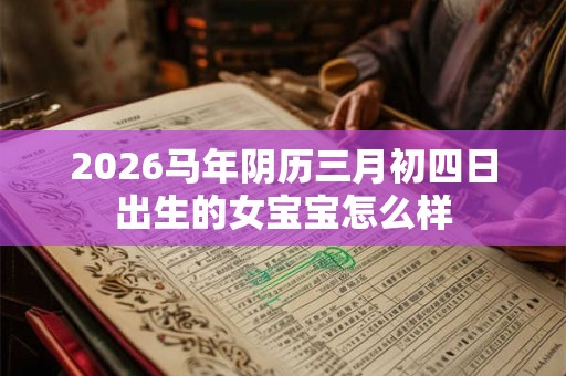 2026马年阴历三月初四日出生的女宝宝怎么样