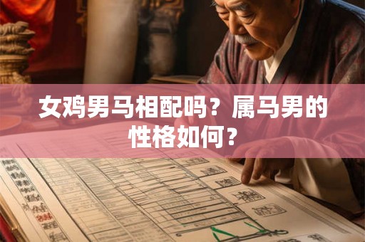 女鸡男马相配吗？属马男的性格如何？