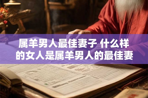 属羊男人最佳妻子 什么样的女人是属羊男人的最佳妻子