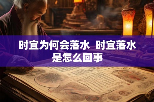 时宜为何会落水  时宜落水是怎么回事