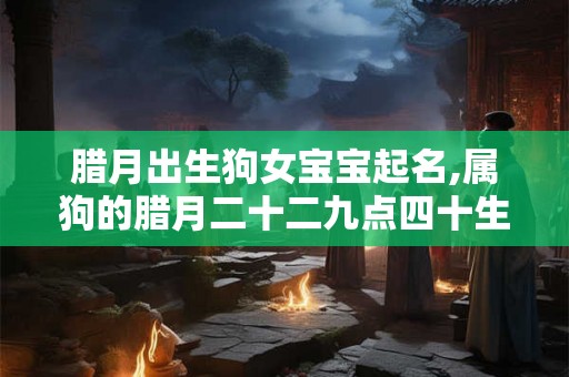 腊月出生狗女宝宝起名,属狗的腊月二十二九点四十生取名