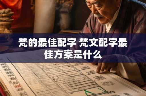 梵的最佳配字 梵文配字最佳方案是什么
