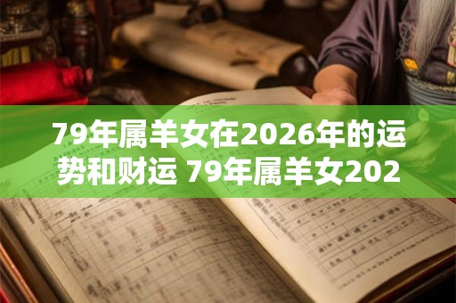 79年属羊女在2026年的运势和财运 79年属羊女2026年运势与财运如何