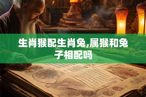 生肖猴配生肖兔,属猴和兔子相配吗
