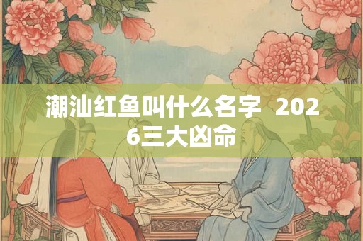 潮汕红鱼叫什么名字 2026三大凶命 潮汕红鱼叫什么名字 2026三大凶命