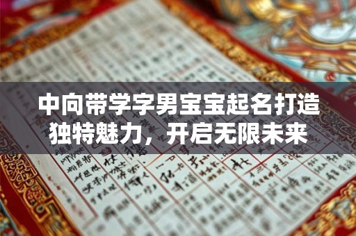 中向带学字男宝宝起名打造独特魅力，开启无限未来