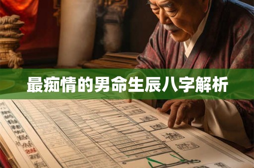 最痴情的男命生辰八字解析 最痴情的男命生辰八字解析