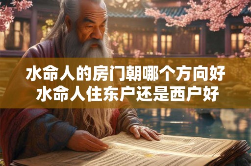 水命人的房门朝哪个方向好 水命人住东户还是西户好