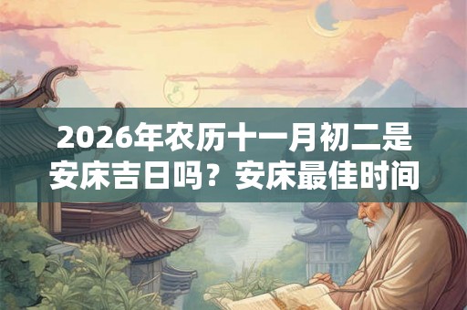 2026年农历十一月初二是安床吉日吗？安床最佳时间？