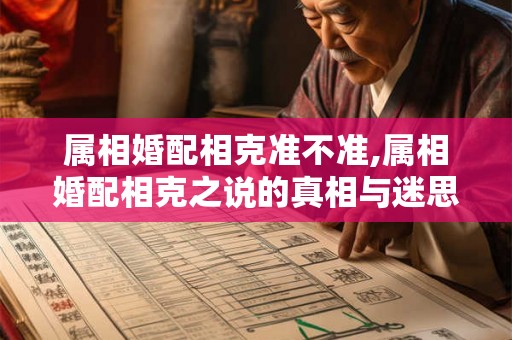 属相婚配相克准不准,属相婚配相克之说的真相与迷思
