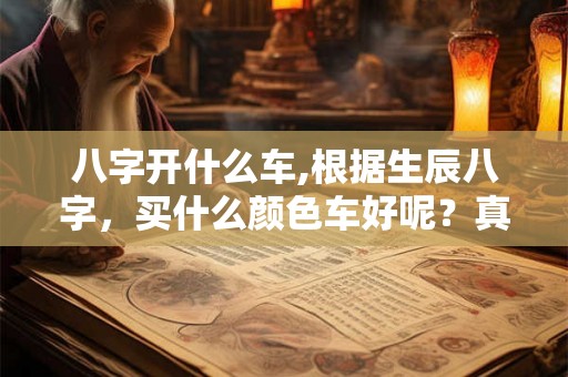 八字开什么车,根据生辰八字，买什么颜色车好呢？真急！