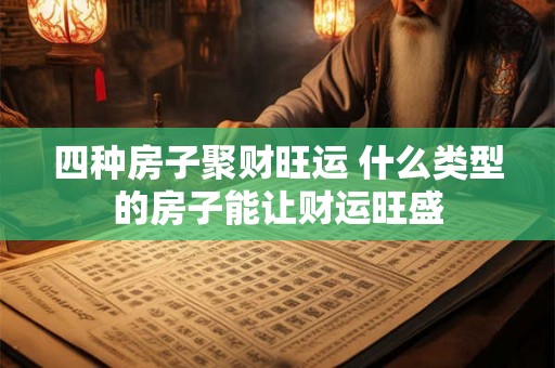四种房子聚财旺运 什么类型的房子能让财运旺盛