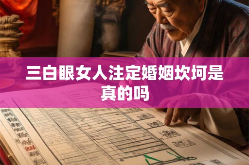 三白眼女人注定婚姻坎坷是真的吗