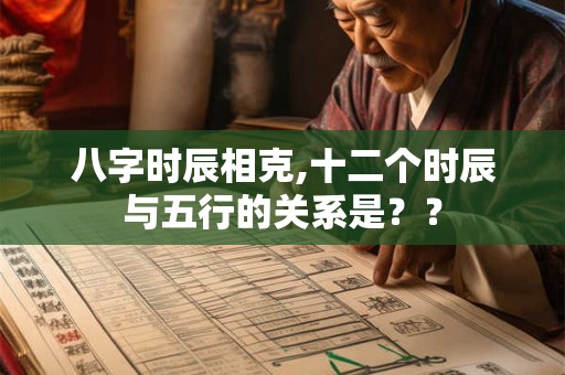 八字时辰相克,十二个时辰与五行的关系是？？