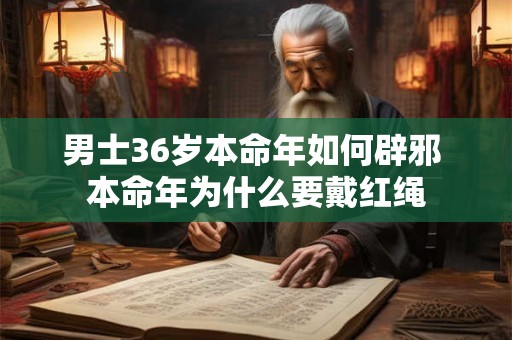 男士36岁本命年如何辟邪 本命年为什么要戴红绳