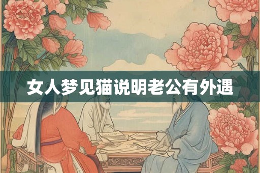 女人梦见猫说明老公有外遇