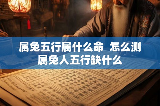 属兔五行属什么命  怎么测属兔人五行缺什么