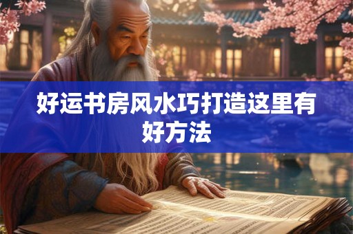 好运书房风水巧打造这里有好方法