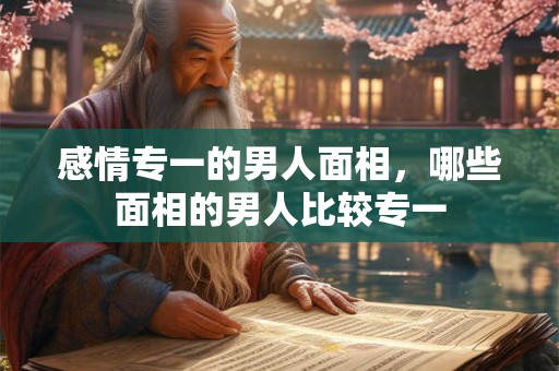 感情专一的男人面相，哪些面相的男人比较专一
