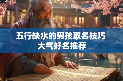 五行缺水的男孩取名技巧 大气好名推荐