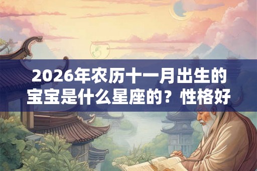 2026年农历十一月出生的宝宝是什么星座的?性格好不好? 2026年农历十一月出生的宝宝是什么星座的?性格好不好?