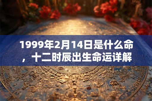 1999年2月14日是什么命，十二时辰出生命运详解